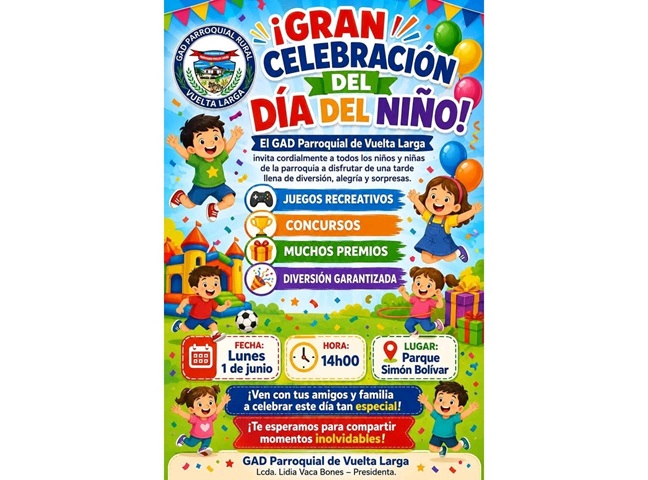 ¡CON EVENTOS RECREATIVOS VARIOS GADs PARROQUIALES DE ESMERALDAS, RENDIRAN HOMENAJE A NIÑOS, NIÑAS EN SU DÍA!